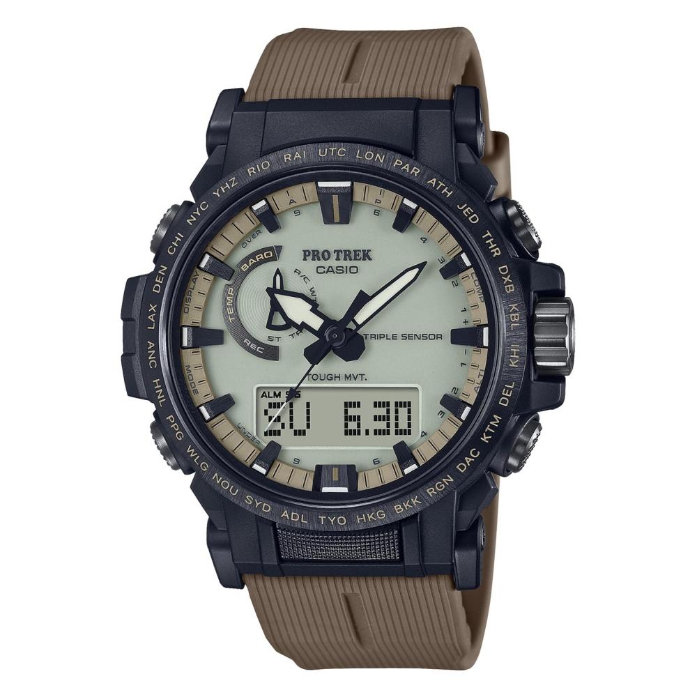 

[Casio] Годинник Protrek Climber Line Radio Solar Biomass Plastic PRW-61LD-5JF Чоловічий темний колір койот