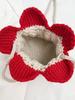 “2025 Women's Wool Knit Mini Bucket Bag - Autumn/Winter Crossbody Shoulder Bag”
