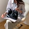 PU Leather- Handbags Shoulder Bags for Girl Women Carrying Purse Underarm Bag