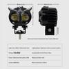 Motorcycle Fog Light Car Dual Color Led Headlight Owl Design Head Light ATV Scooter