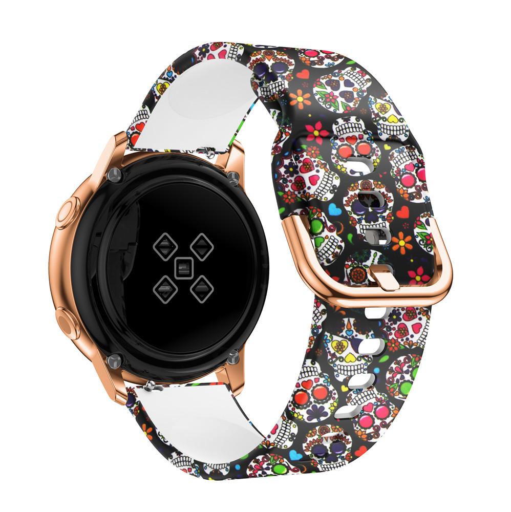 20mm Belt Printing Silicone Watchband Strap For HUAWEI WATCH GT 2 42mm Bracelet wristBand Strap for Huami Amazfit BIP Youth Lite