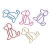 100PCS Multi Colors Cute Paper Clip Multifunctional Paperclip  Reading Accessories