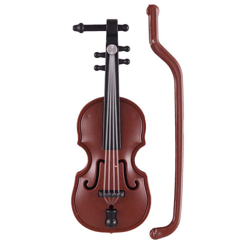 Miniature 1:12 Violin Model Toy for Dollhouse Scene