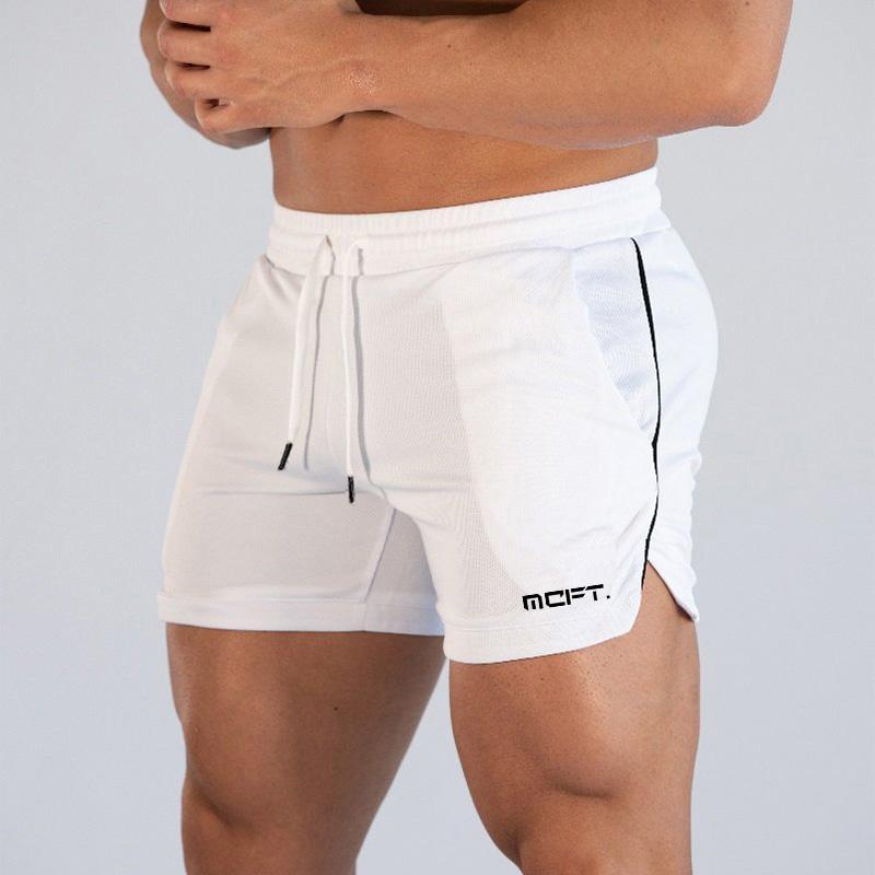 

Muscleguys Mens Board Shorts Summer Breathable Mesh Quick-drying Gym Bodybuilding Fitness Muscle Trainning Joggers Workout Beach Shorts XXL