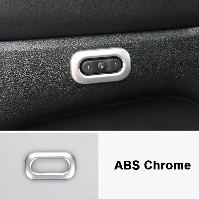 For Jeep Grand Cherokee 2014 2015 2016 2017 2018  ABS Chrome Seat Memory Button Cover Trims Car Interior Accessories Sticker