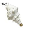 Flexible Water Flow Spout Coastal Seashell Wall-Mount Faucet, Conch Shape Bathroom Sink Ocean Rustic Country Style Faucet Theme Decorative Tap