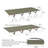 Upgrade 4 Rods Widen Folding Camping Cot Bed 80/90cm Portable Ultralight Outdoor Travel Sleeping Bed 1-2 Person Camp Folding Bed