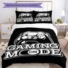 3pcs Game Controller Bedding Set Duvet Cover Closure Includes 1 Duvet Cover & 2 Pillowcases, Soft and Comfortable for All Seasons.