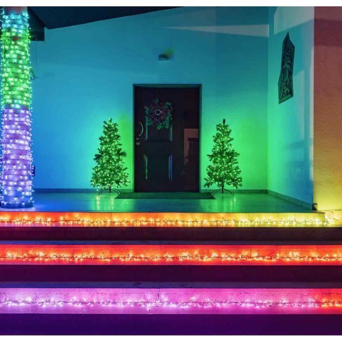 Lumières De Noël - TWINKLY - Cluster 400 LED RGB - 6 Mètres - WiFi Et Bluetooth - IP44