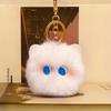 New Plush Cat Keychain Kawaii Kitten Cartoon Keyring Ladies Girls Bag Pendant Keychain School Bag Charm Gift