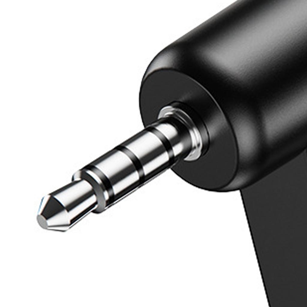 BT 5.0 Receiver Multifunction 3.5mm Plug Car Wireless AUX Adapter for Car Home Stereo Black