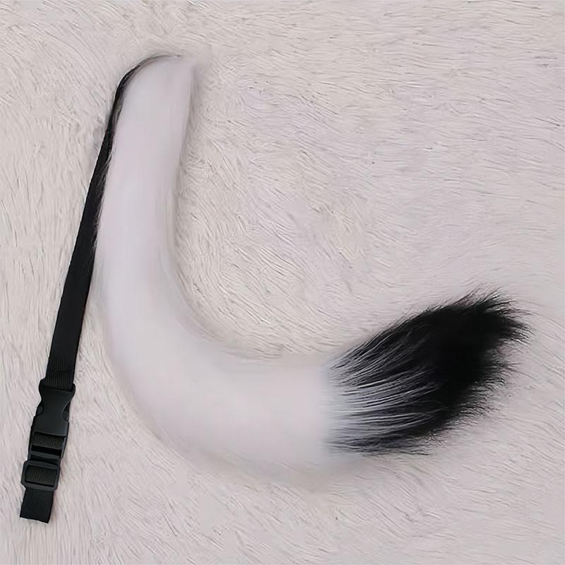 Anime Animal Tail Cosplay Costumes Props Cat Fox Plush Tails Role Play Halloween Party Kawaii Accessories