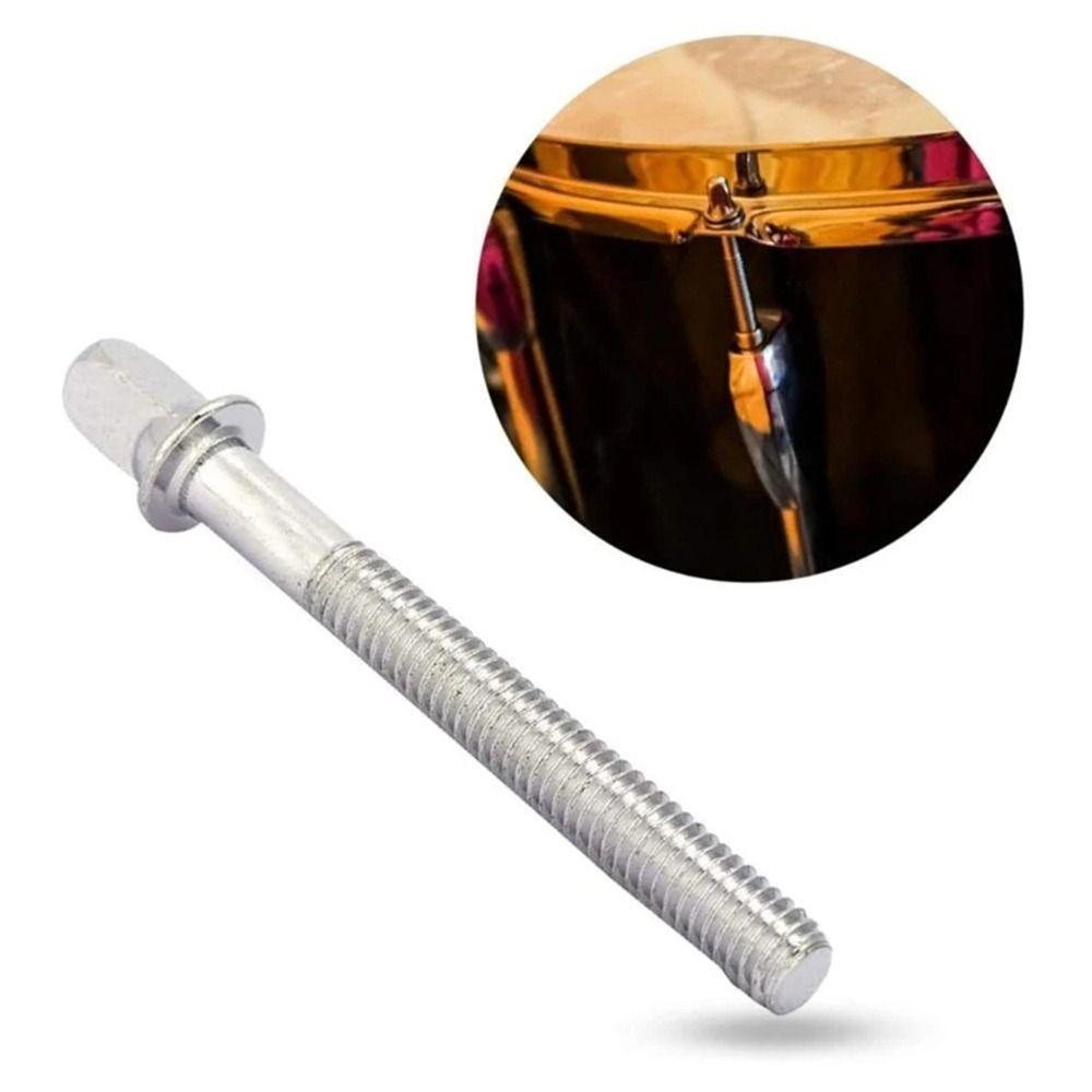 6Pcs Strong Drum Tension Rods M5 Drum Tight Screw Durable Drum Lug Bolts  for Jazz Drums Repair
