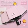 Mini Folding Automatic Umbrella Anti Uv Rain Sun Umbrella Fashion Portable Windproof Light Women Men Children Parasol Umbrella