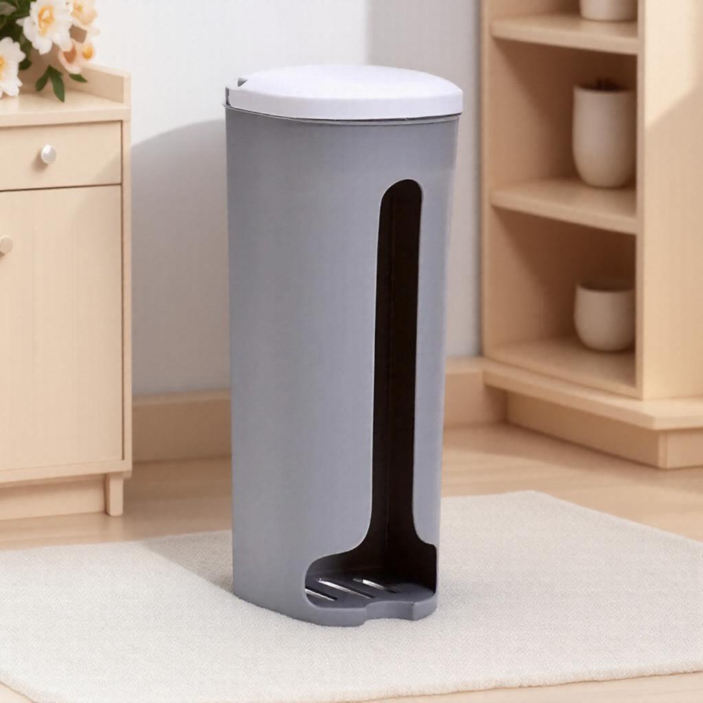 Punch Free Kitchen Garbage Bag Storage Box Wall Mounted Detachable Plastic Bag Holder for Easy Finishing Storage