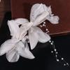 Elegant Exaggerated Flower Bridal Headwear Luxury Fairy Bridal Headdress Tassels Exquisite Wedding Headwear Hair Jewelry