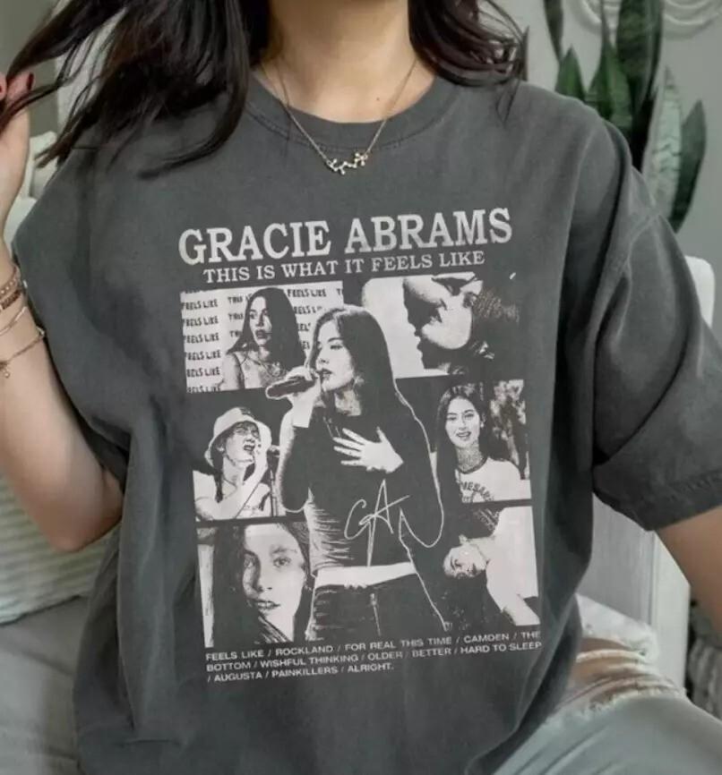 Gracie Abrams This Is What It Feels Like Album Shirt, Gift For Fan S-5Xl