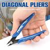 Multi-Function Pliers, Diagonal Cutting Pliers With Wire Stripper, 50 Steel Construction, Spring Loaded Design