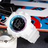 SMAEL Digital Watch 8082  Colorful Sport 3BAR Water Resistant Alarm Stop Watch Square Plastic Case Shock Resistant