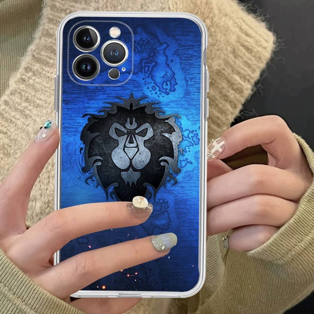 W-World Of W-Warcraft Game Retro Fit For IPhone 16 15 Promax Phone Case IPhone 14 11 12 High End 13 Pro Silicone