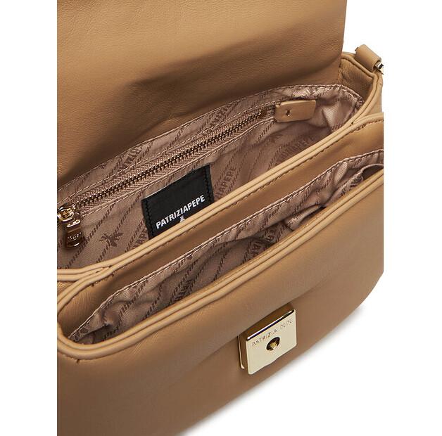 Handbag Patrizia Pepe 8B0219 L113-B775 Beige