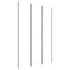 Vidaxl 3-Panel Room Divider, White, 150X220 Cm, Fabric