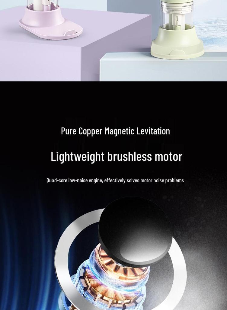 Portable Rechargeable Mini Fan: High-Speed, Long-Lasting Desktop & Handheld Humidifying Spray for Summer Cooling