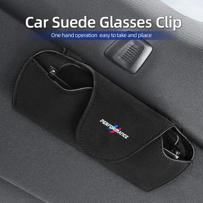 2025 Hot Car Visor Glasses Holder Clip Sunglasses Storage Case Accessories For 1 2 3 5 7 Series X1X2X3X4X5X6G20 G30 G11 G12