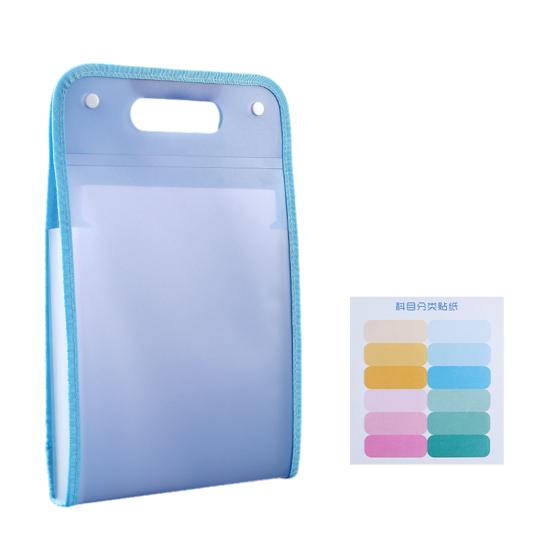 Yousheng A4 Expanding File Folder with 13 Pockets Handheld Accordion Organizer Clear Cover Portable Document Holder for Students Office