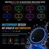 Intelligent Sensing Car Illuminated Cup Mat 7 Colors Ambient Light Coaster  Vehicle Decoration