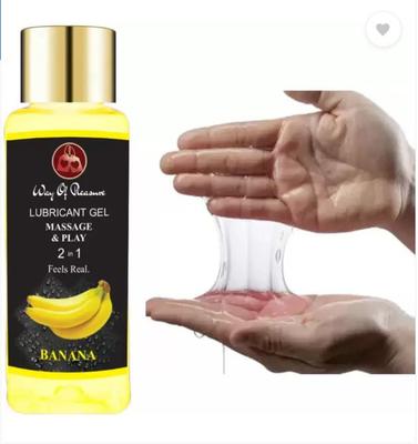 Lubrikační gel na vodní bázi Way Of Pleasure 50 ml Bnana pro muže a ženy (50 ml)