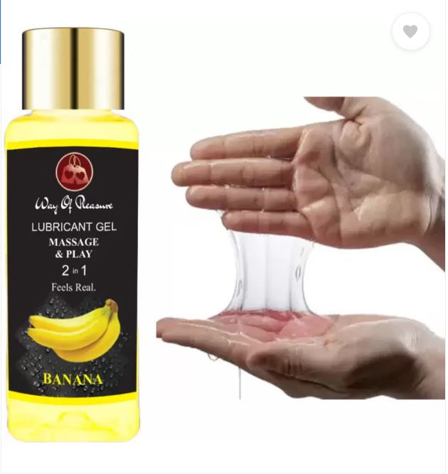 Way Of Pleasure Gel lubrificante a base d'acqua 50ml Bnana per uomo e donna Lubrificante  (50 ml)