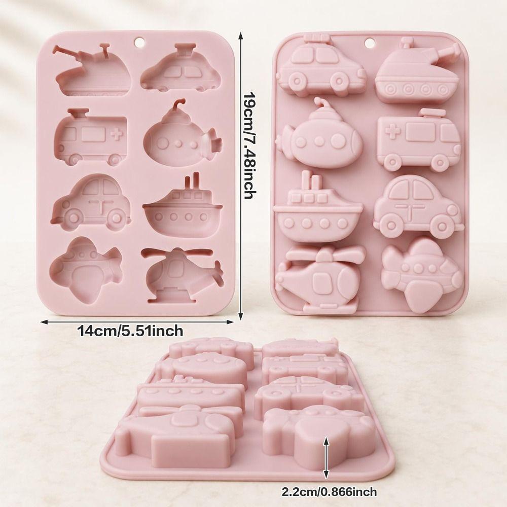 Transportation Theme Mousse Cake Mold Reusable Baking Mould New Chocolate Dessert Mold  DIY Baking