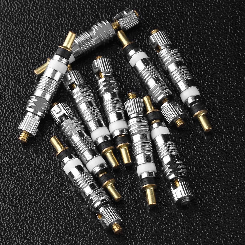 5-1000Pcs Detachable Presta Bicycle Valve Core Replacement Brass CNC FV MTB Road Bike Tire Tubes Service Parts Repair Tools Stem Caps1