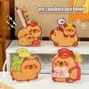 Kreative Kawaii Capybara Stiftaufbewahrungsbox Transparentes Stiftbehältnis Multifunktionale Desktop Acryl Schreibwaren Aufbewahrungsbox