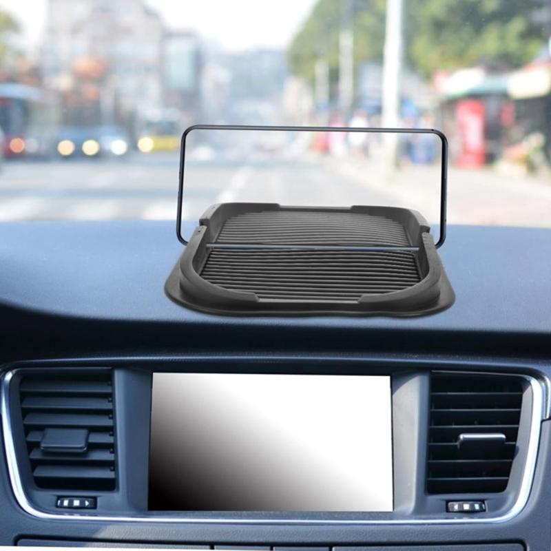 Antislip Reusable Automotive Stabilizer Pad Mat For Phone Dashboard Mounting And Navigation Systems Easy to Clean Design