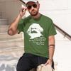 Karl Marx 2026 New Fashion Heavyweight Hot Selling Retro Printed Pattern Fun Round Neck Tshirt For Daily Comfort