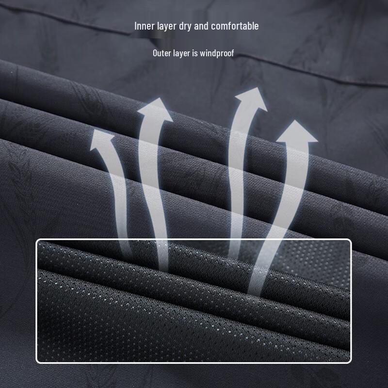 Jeep Men's 2025 Autumn Detachable Hood Outdoor Jacket