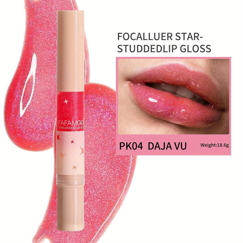 Swivel Pearlescent Lip Gloss Pencil Soft Brush Highly Pigmented Glitter Lip Nectar Doodle Lip Pearlescent Lip Glaze Lip Oil Lip Balm Lip Makeup