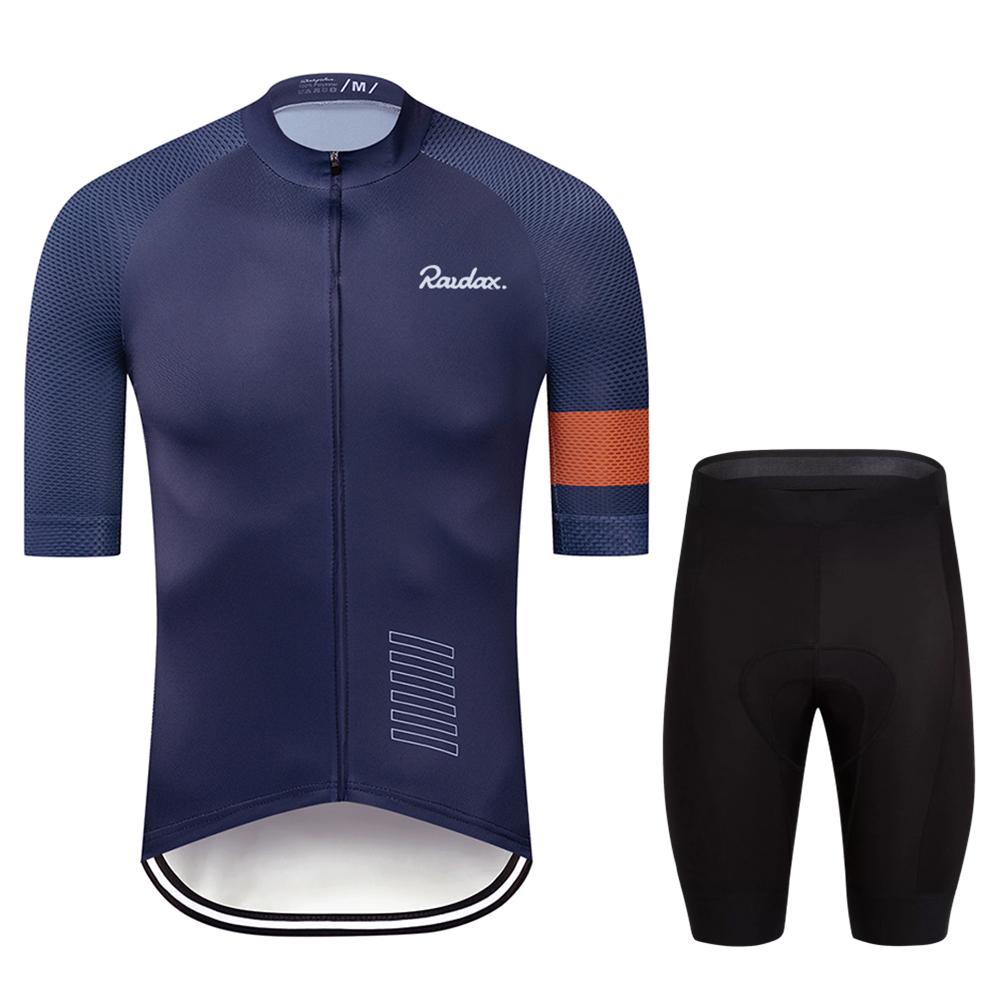 2025 Conjunto de Ciclismo Raudax Hombre Maillot de Ciclismo Manga Corta Kit de Ropa de Ciclismo para Bicicleta Ropa para Bicicleta de Montaña Mtb Maillot de Triatlón Ciclismo