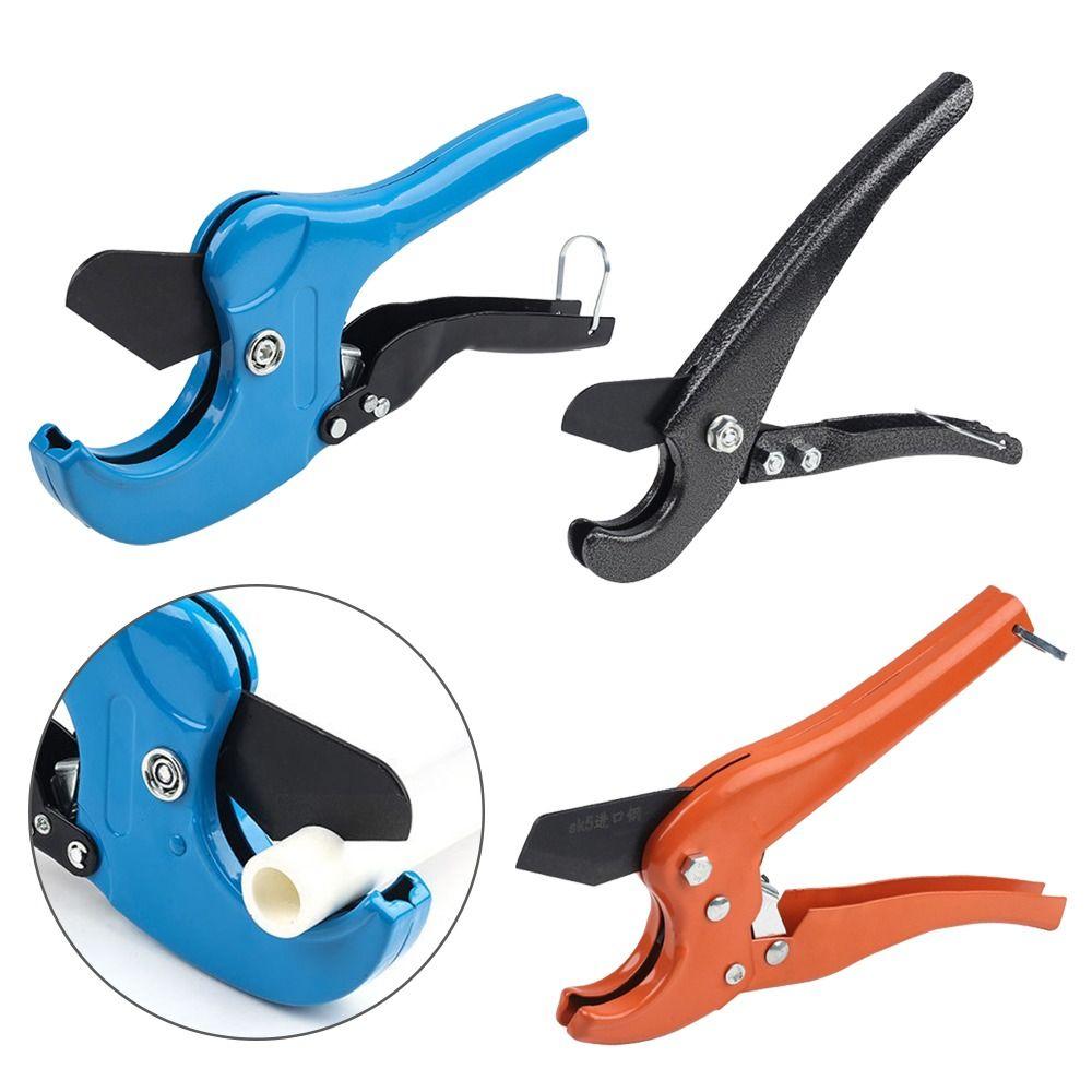 With SK5 Blade Pipe Cutters Ratchet PVC Pipe Shears New Plastic Pipe Cutter  Plastic Hoses