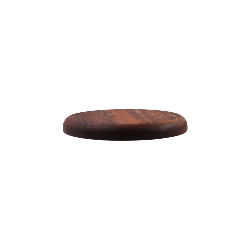 Walnut Color Wood Dried Fruit Tableware Bread Dessert Wooden Tray Food Dish Snack Plate Serving Tray Wooden Plate