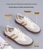 Women's Plus Size Retro Colorblock Sport Sneakers - White, Sizes 35-44