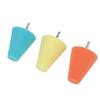 3PCS Hub Conical Polishing Sponge Buffing Foam Pad Wheel Care Tool for Cars Boats Motorcycles