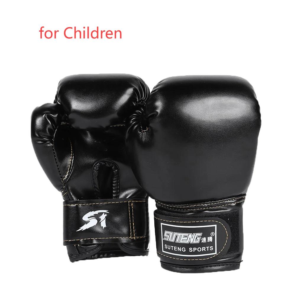 PU Boxing Gloves Fighting Kick Boxing Gloves Karate Muay Thai Training Workout Kickboxing Gloves Taekwondo Protector Adult Child