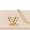 LOUIS VUITTON Twist Leather Handbag, Shoulder Bag Women's Beige M24550