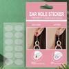 60/120Pcs Invisible Earrings Stabilizers Ear Holes Protective Waterproof Patches Earrings Support Patches For Earrings