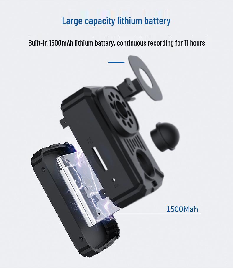 MD31PIR HD-Kamera: 11H Akku, Infrarot-Nachtsicht, Bewegungserkennung, Outdoor-Sport-Clip-Recorder