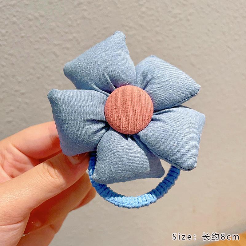 Children's  Flower Hair Ring High-value Baby Rubber Band Headdress Girl New Elastic Headband Cute Hair Rope