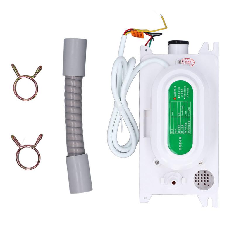 Condensate Pump Automatic HVAC  Removal Drain 100L/H  with 500ml  for Dehumidifier 100‑ AC Condensate Removal Pump